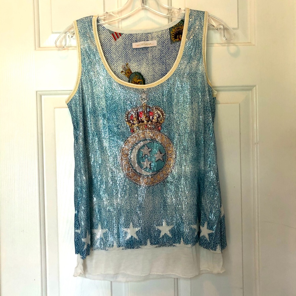byMorgana Sequin Tank Top
